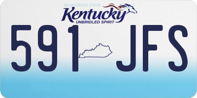 KY license plate 591JFS