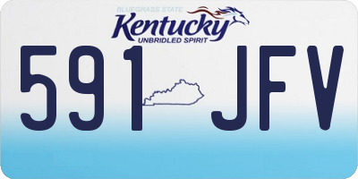 KY license plate 591JFV