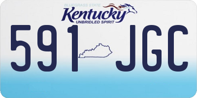 KY license plate 591JGC