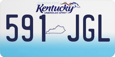 KY license plate 591JGL