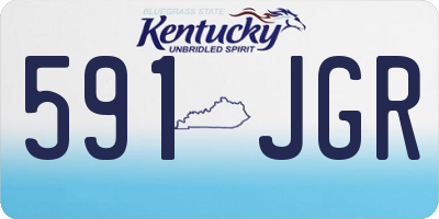 KY license plate 591JGR