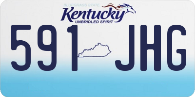 KY license plate 591JHG