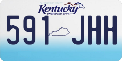 KY license plate 591JHH