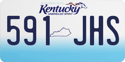 KY license plate 591JHS