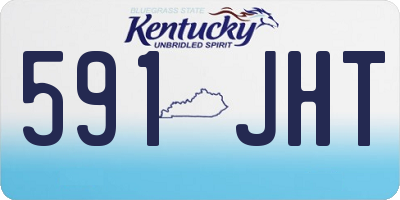 KY license plate 591JHT