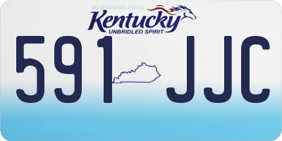 KY license plate 591JJC