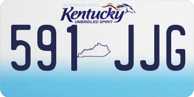 KY license plate 591JJG