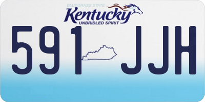 KY license plate 591JJH