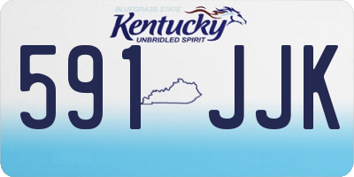 KY license plate 591JJK
