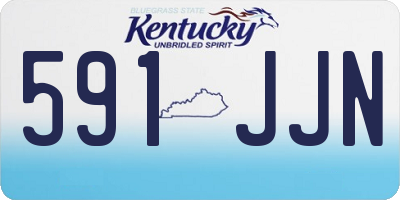 KY license plate 591JJN