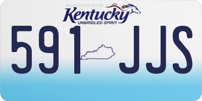 KY license plate 591JJS