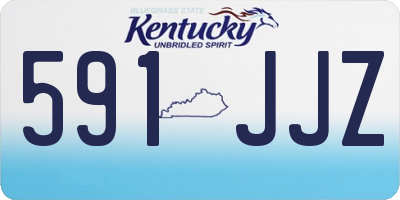 KY license plate 591JJZ