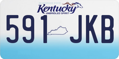 KY license plate 591JKB