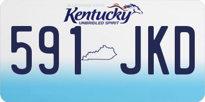 KY license plate 591JKD