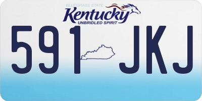 KY license plate 591JKJ