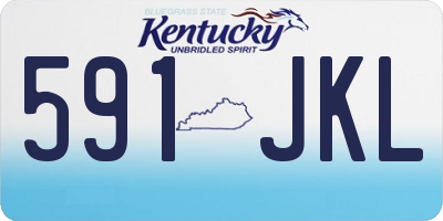 KY license plate 591JKL