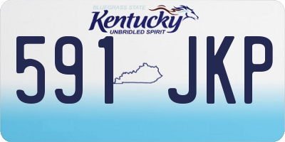 KY license plate 591JKP