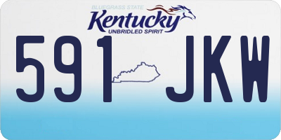 KY license plate 591JKW