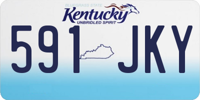 KY license plate 591JKY