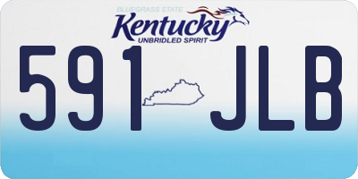 KY license plate 591JLB