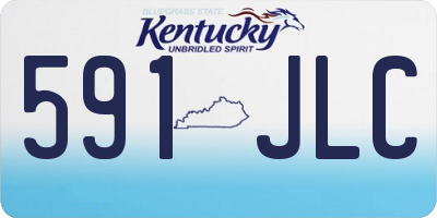 KY license plate 591JLC