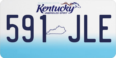 KY license plate 591JLE