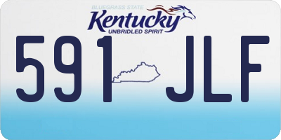 KY license plate 591JLF