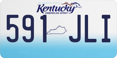 KY license plate 591JLI