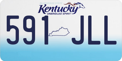 KY license plate 591JLL