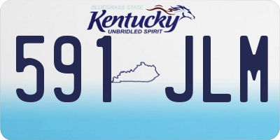 KY license plate 591JLM