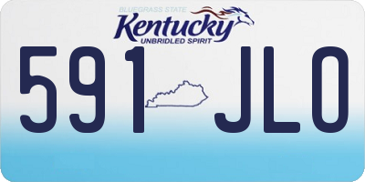 KY license plate 591JLO