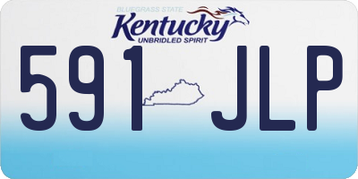 KY license plate 591JLP