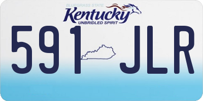 KY license plate 591JLR