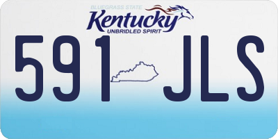 KY license plate 591JLS