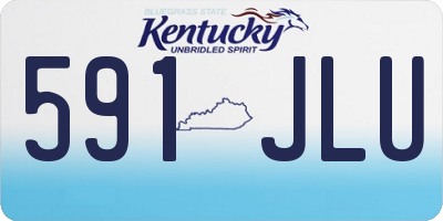 KY license plate 591JLU