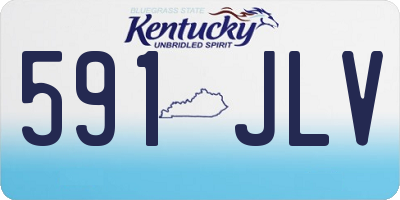 KY license plate 591JLV