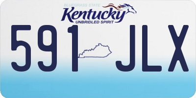 KY license plate 591JLX