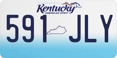 KY license plate 591JLY