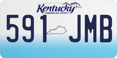 KY license plate 591JMB