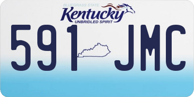 KY license plate 591JMC