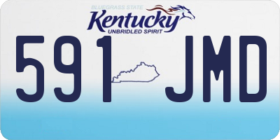 KY license plate 591JMD