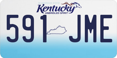 KY license plate 591JME