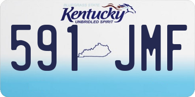 KY license plate 591JMF
