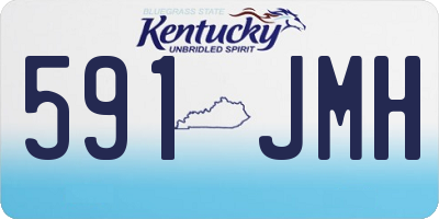 KY license plate 591JMH