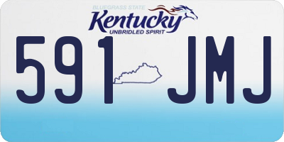KY license plate 591JMJ