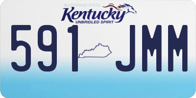 KY license plate 591JMM
