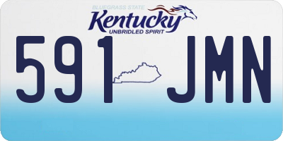 KY license plate 591JMN