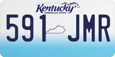 KY license plate 591JMR