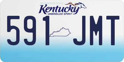 KY license plate 591JMT
