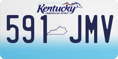 KY license plate 591JMV